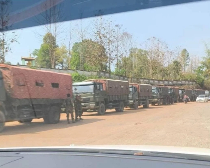 Junta troops enter Lashio