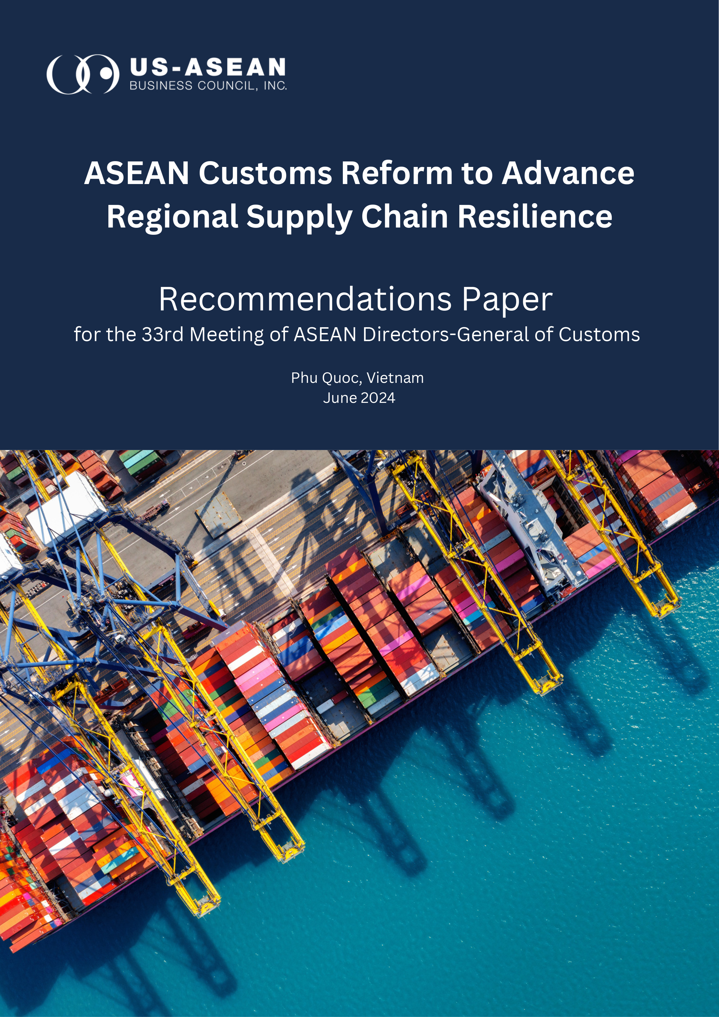 ASEAN Customs DGs 2024 cover