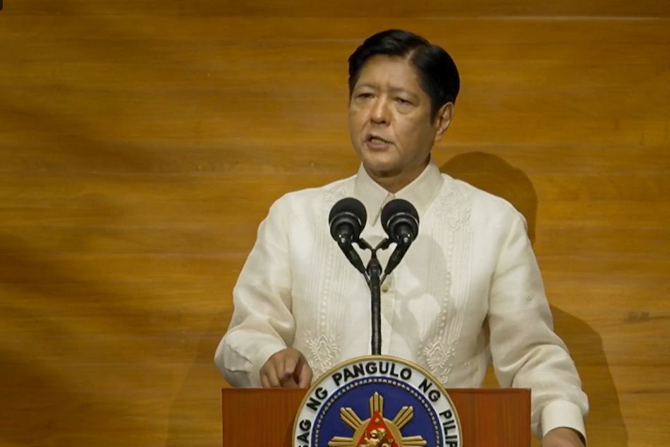 President Ferdinand Marcos Jr. delivers his third State of the Nation Address. RTVM screengrab