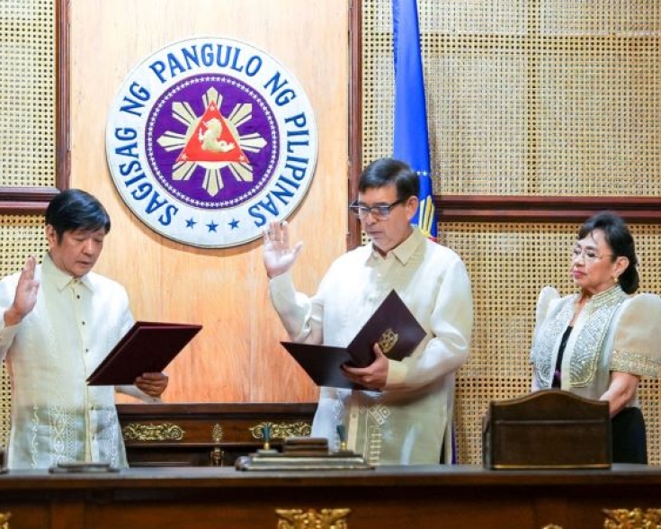 ralph recto sworn in by bbm