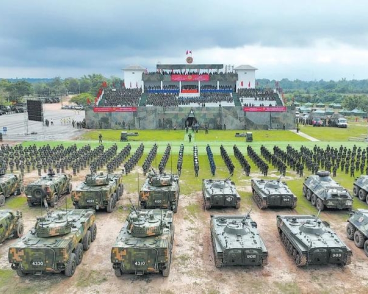 laos china joint military
